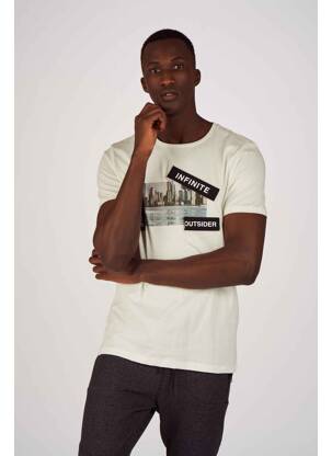 T-shirt blanc JACK & JONES homme