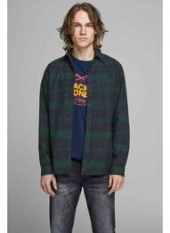 Chemise manches longues vert JACK & JONES homme