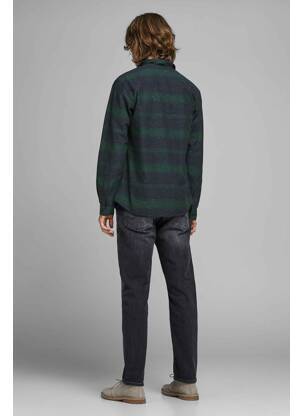 Chemise manches longues vert JACK & JONES homme