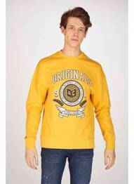 Sweat-shirt jaune JACK & JONES homme
