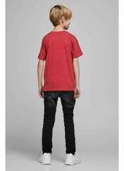 T-shirt rouge JACK & JONES pour garçon seconde vue
