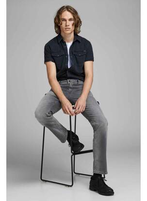 Jeans coupe droite noir JACK & JONES homme