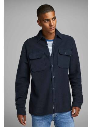 Chemise manches longues bleu JACK & JONES homme