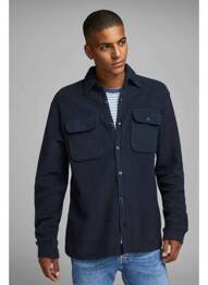 Chemise manches longues bleu JACK & JONES homme