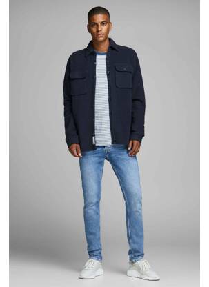 Chemise manches longues bleu JACK & JONES homme