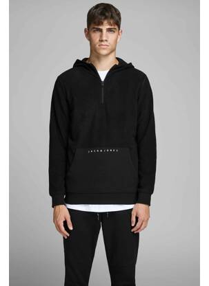 Sweat-shirt à capuche noir JACK & JONES homme