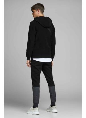 Sweat-shirt à capuche noir JACK & JONES homme