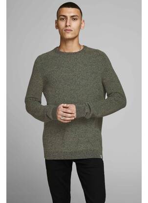 Pull jaune JACK & JONES homme