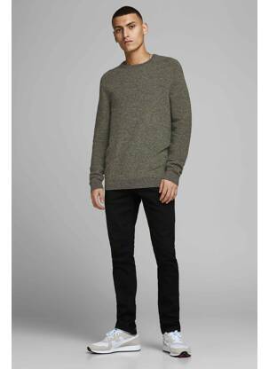 Pull jaune JACK & JONES homme