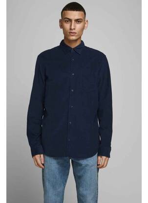 Chemise manches longues bleu JACK & JONES homme