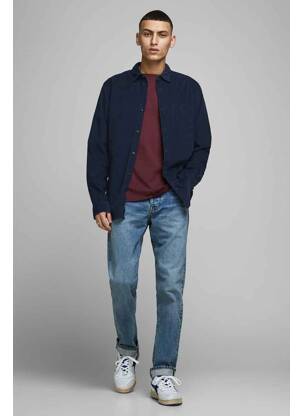 Chemise manches longues bleu JACK & JONES homme