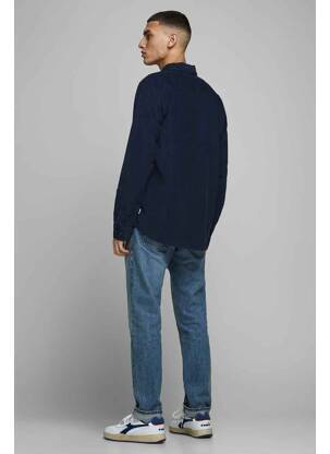 Chemise manches longues bleu JACK & JONES homme