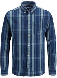 Chemise manches longues bleu JACK & JONES homme