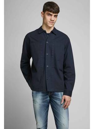 Chemise manches longues bleu JACK & JONES homme