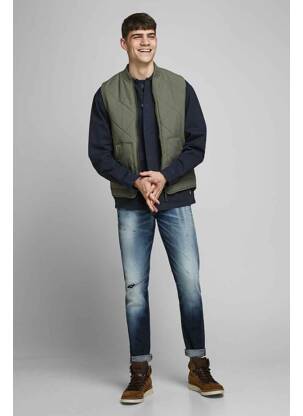 Chemise manches longues bleu JACK & JONES homme