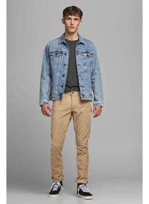 Pantalon slim beige JACK & JONES homme