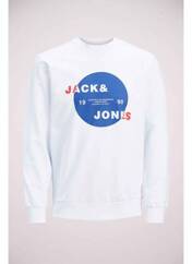 Sweat-shirt blanc JACK & JONES pour homme seconde vue