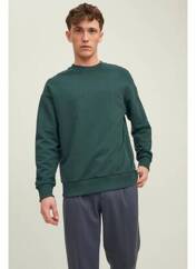 Sweat-shirt vert JACK & JONES pour homme seconde vue