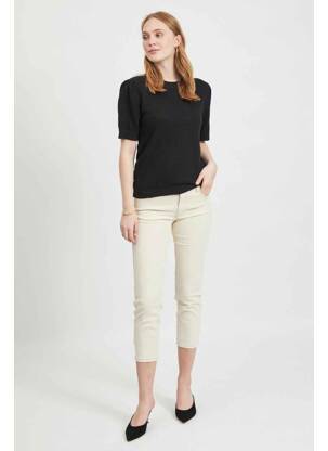 Pantalon 7/8 beige VILA femme