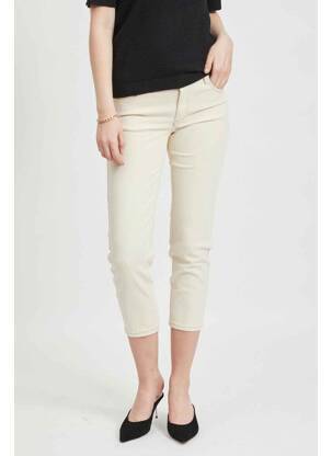 Pantalon 7/8 beige VILA femme
