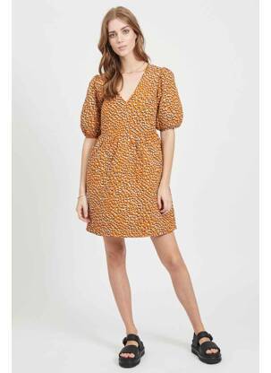 Robe mi-longue or VILA femme