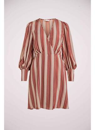 Robe mi-longue marron VILA femme