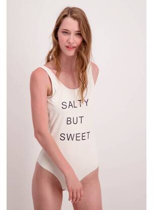 Maillot de bain 1 pièce blanc ONLY femme