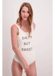 Maillot de bain 1 pièce blanc ONLY femme