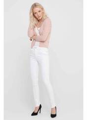 Jeans skinny blanc ONLY pour femme seconde vue