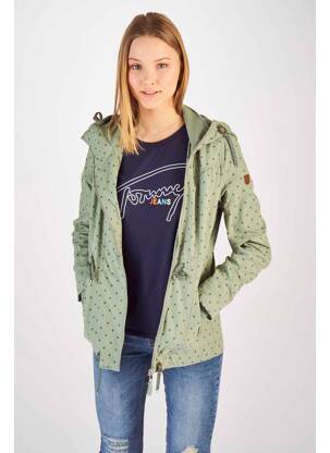 Parka vert ONLY femme