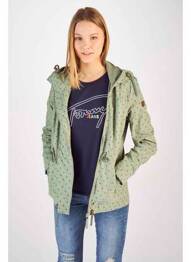 Parka vert ONLY femme