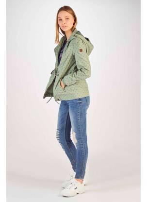 Parka vert ONLY femme