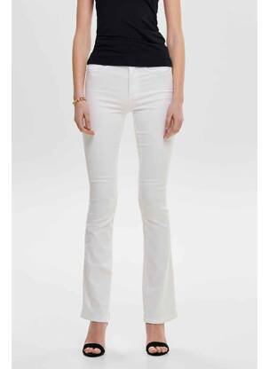 Jeans coupe large blanc ONLY femme