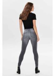 Jeans skinny gris ONLY pour femme seconde vue