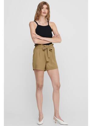 Short marron ONLY femme