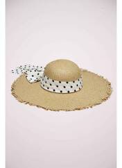 Chapeau blanc ONLY pour femme seconde vue