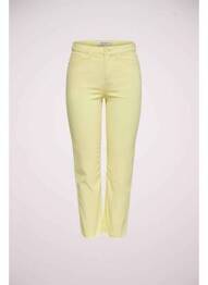 Pantalon droit jaune JACQUELINE DE YONG femme
