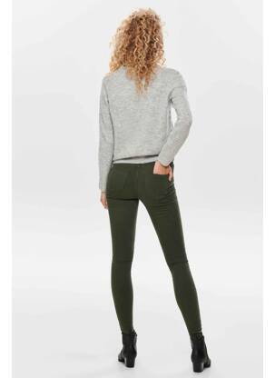Pantalon slim vert ONLY femme