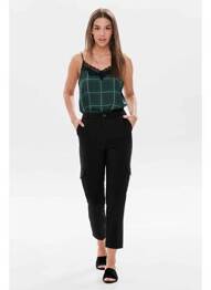 Pantalon chino noir ONLY femme