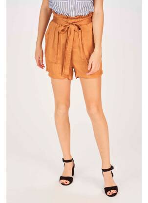 Short marron ONLY femme