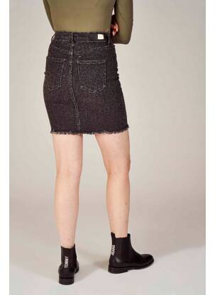 Jupe mi-longue marron ONLY femme
