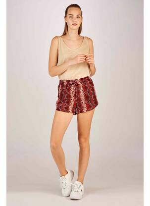Short rouge ONLY femme