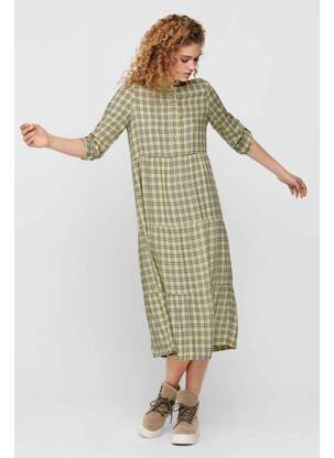 Robe longue jaune ONLY femme