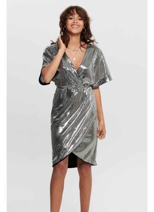 Robe mi-longue noir JACQUELINE DE YONG femme