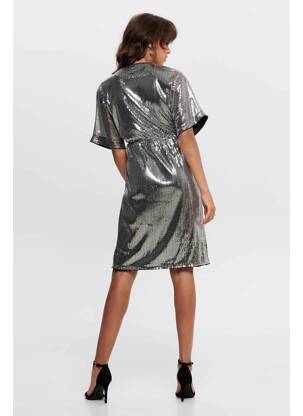 Robe mi-longue noir JACQUELINE DE YONG femme
