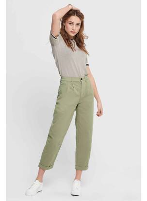 Pantalon chino argent ONLY femme