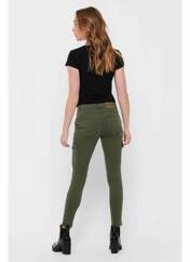 Jeans coupe slim vert ONLY pour femme seconde vue