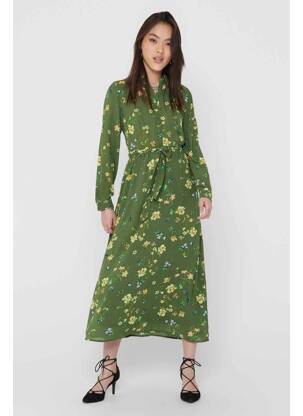 Robe longue vert ONLY pour femme
