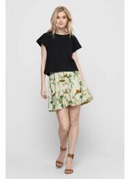 Jupe courte beige ONLY femme