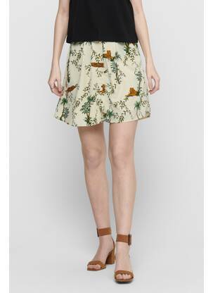 Jupe courte beige ONLY femme